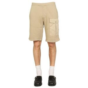 TEN C Cargo Sweat Shorts Men Beige Pants